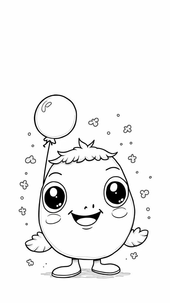 Ban Ban Coloring Page